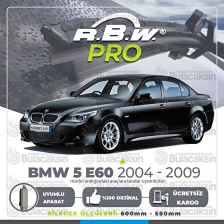 BMW 5 E60 Muz Silecek Takımı (2004-2009) RBW PRO