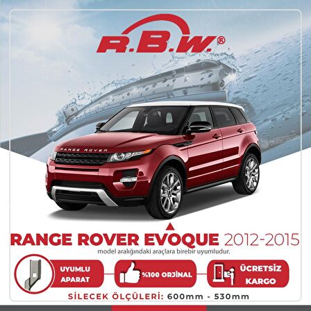 Range Rover Evoque Muz Silecek Takımı (2012-2015) RBW