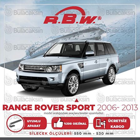 Range Rover Sport Muz Silecek Takımı (2006-2013) RBW
