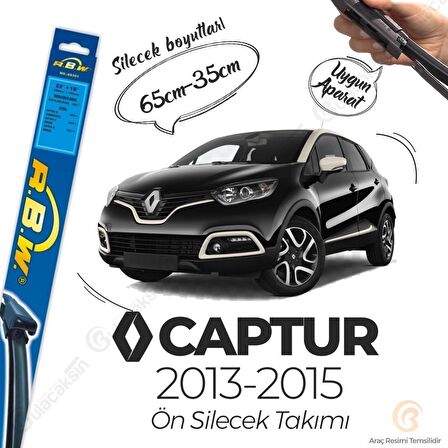 Renault Captur Muz Silecek Takımı (2013-2015) RBW