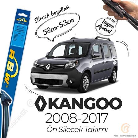 Renault Kangoo Muz Silecek Takımı (2008-2017) RBW