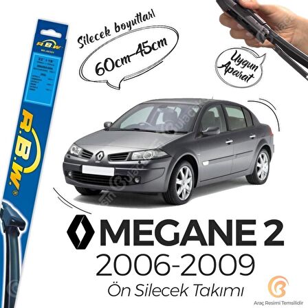 Renault Megane 2 Muz Silecek Takımı (2006-2009) RBW