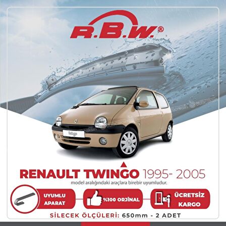 Renault Twingo Muz Silecek Takımı (1995-2005) RBW