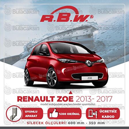Renault Zoe Muz Silecek Takımı (2013-2017) RBW