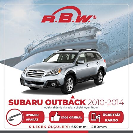 Subaru Outback Muz Silecek Takımı (2010-2014) RBW