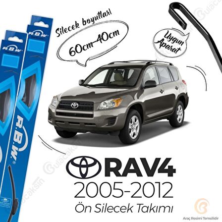 Toyota Rav4 Muz Silecek Takımı (2005-2012) RBW