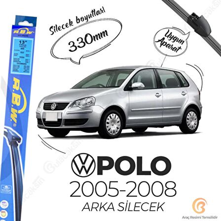 Volkswagen Polo Arka Silecek (2005-2009) RBW