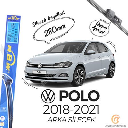 Volkswagen Polo Arka Silecek (2018-2019) RBW