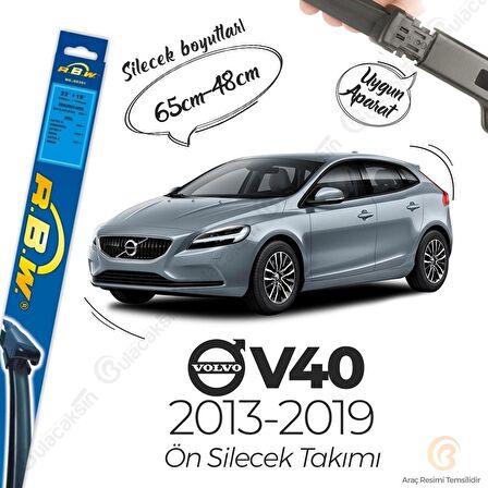 Volvo V40 Muz Silecek Takımı (2013-2019) RBW