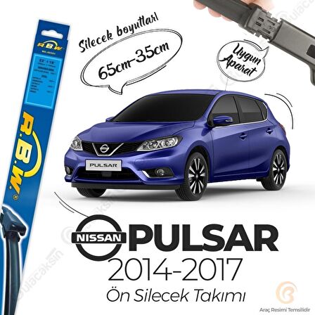 RBW Nissan Pulsar HB Muz Silecek Takımı (2014-2017) RBW