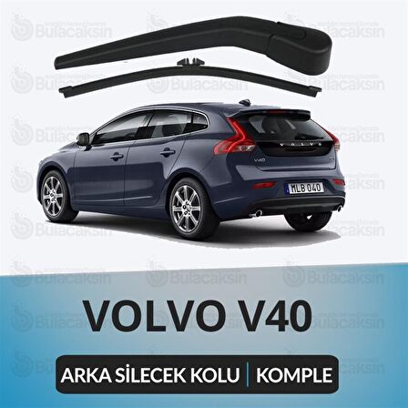 Volvo V40 2013 - 2017 Komple Arka Silecek Kolu Ve Süpürgesi