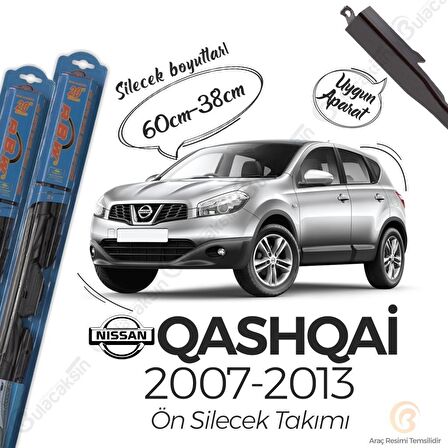 Nissan Qashqai Ön Silecek Takımı (2007-2013) RBW Hibrit