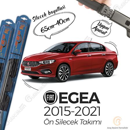 Fiat Egea 2015 - 2021 Silecek Takımı - RBW Hibrit