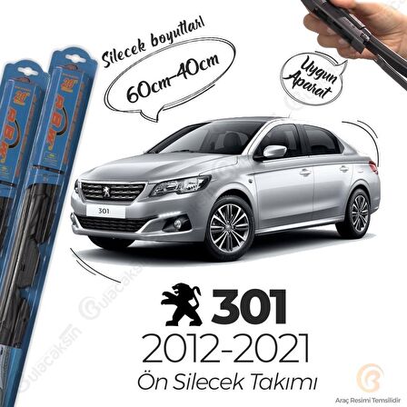 Peugeot 301 Ön Silecek Takımı (2012-2021) RBW Hibrit