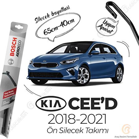 Kia Ceed Muz Silecek Takımı (2018-2021) Bosch Aeroeco