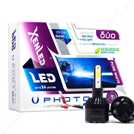 Photon Duo Serisi Led Headlight Beyaz Işık 12V Led Xenon H3