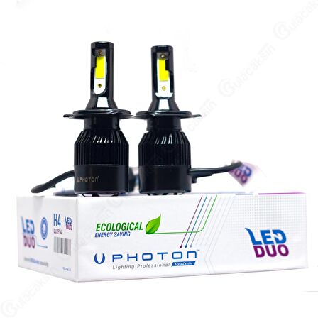 Photon Duo Serisi Led Headlight Beyaz Işık 12V Led Xenon H4