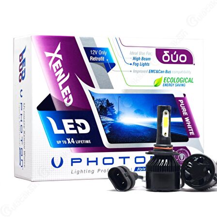 Photon Duo Serisi Led Headlight Beyaz Işık 12V Led Xenon HB3-9005