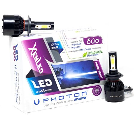 Photon Duo Serisi Led Headlight Beyaz 12V Led Xenon H8-H11-H16