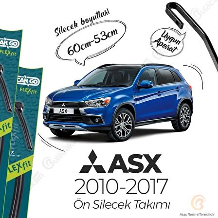 Mitsubishi ASX Muz Silecek Takımı (2010-2017) Bosch Cargo