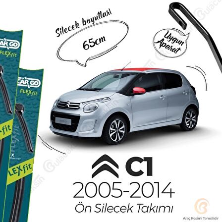 Citroen C1 Muz Silecek Takımı (2005-2013) Bosch Cargo