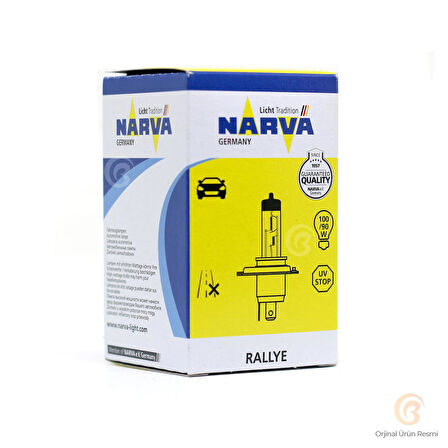 Narva Ampul H4 12V 100/90W P43t Tırnaklı - 2 ADET