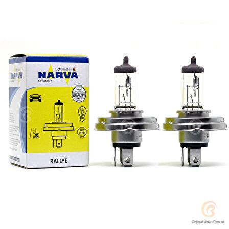 Narva Ampul H4 12V 60/55W P45t Tablalı - 2 ADET