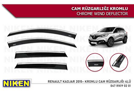 Renault Kadjar Kromlu Cam Rüzgarlığı (2016-2020) Niken