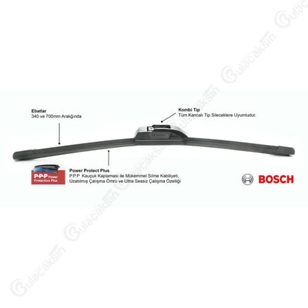 Peugeot 306 Muz Silecek Takımı (1993-2003) Bosch Aerotwin