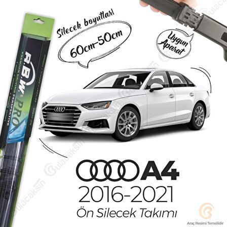 Audi A4 Muz Silecek Takımı (B9 20016-2021) RBW PRO