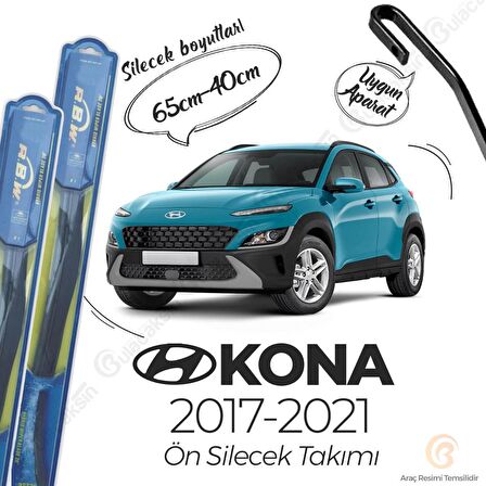 Hyundai Kona Ön Silecek Takımı (2017-2021) RBW Hibrit