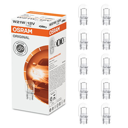 Osram 7505 Ampul W21W 21W 93 Dipsiz - 10 Adet