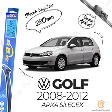 Volkswagen Golf 6 Arka Silecek (2008-2012) RBW