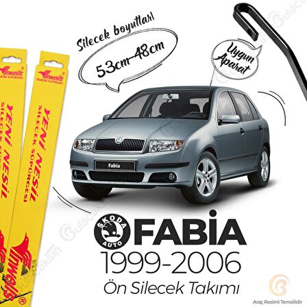 Skoda Fabia Muz Silecek Takımı (1999-2006) İnwells