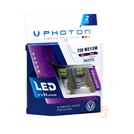 Photon PH7215 Mercekli Led T20 1016 Soketlı Beyaz 12LED 6000k