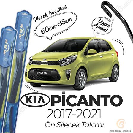 Kia Picanto Ön Silecek Takımı (2017-2021) RBW Hibrit