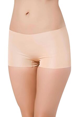 Kadın Ten 3 Lü Lazer Kesim Boxer
