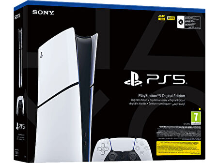 SONY Playstation 5 Slim Digital Edition Oyun Konsolu Beyaz