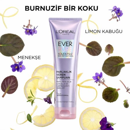 L'oreal Paris Everpure Sülfatsız Parlatıcı Saç Kremi 8.5Fl Oz / 250ml
