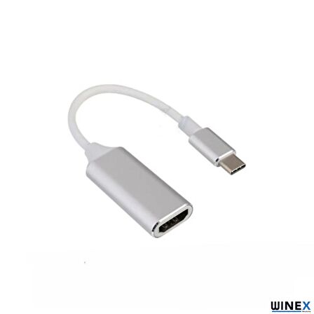 Winex ARSKY Type-C to HDTV 4K HDMI Dönüştürücü Beyaz