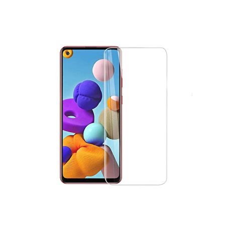 Vivo S6 5G Sadece Ön Kılıflı Kesim Ekran Koruyucu Kaplama