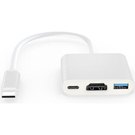 Winex 5in1 Type-C Hub Port HDMI 3xUSB 3.0 Adaptör 