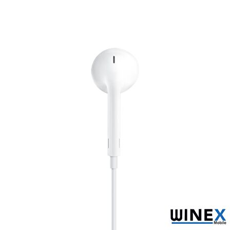 Winex EA01 3.5mm Mikrofonlu Kulaklık Beyaz