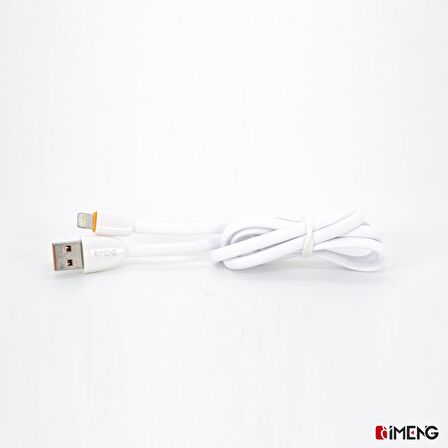 İmeng 3.1A UsbA to Lightning Data ve Hızlı Şarj Kablosu ML109 Beyaz