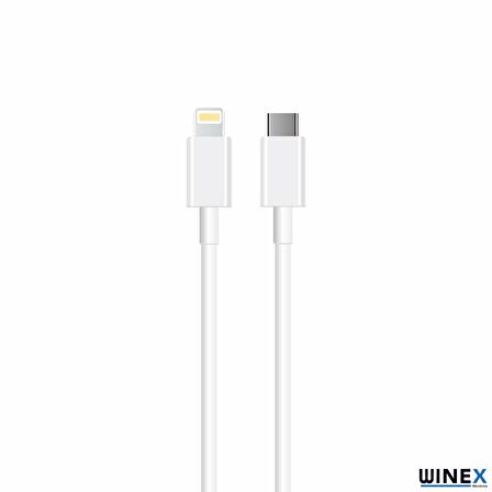Winex İphone 12 Mini 3A 45W Type-C to Lightning 3Metre Data ve Hızlı Şarj Kablosu