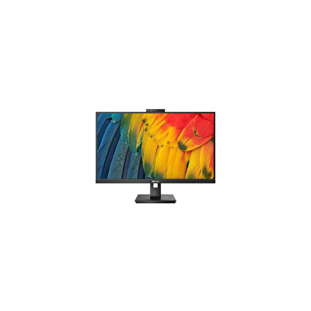 Philips 24B1U5301H 24 inç Full HD monitör, 5 MP web kamerası, yüksekliği ayarlanabilir, hoparlör (1920 x 1080, 75 Hz, HDMI, DisplayPort, USB-C, RJ45, USB Hub) siyah