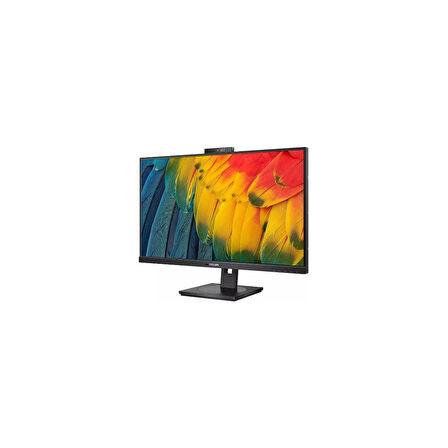 Philips 24B1U5301H 24 inç Full HD monitör, 5 MP web kamerası, yüksekliği ayarlanabilir, hoparlör (1920 x 1080, 75 Hz, HDMI, DisplayPort, USB-C, RJ45, USB Hub) siyah