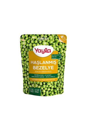 Yayla Gurme Haşlanmış Bezelye 700 gr