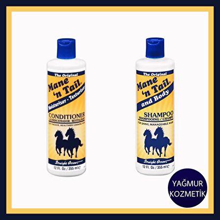 Mane'n Tail For Shiny Shampoo 355ml.&Shiny Conditioner 355ml.