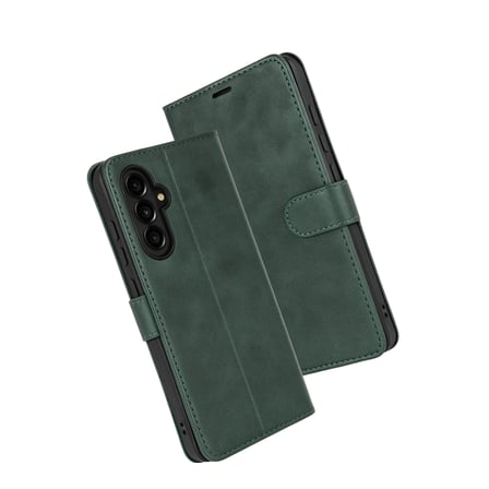 Samsung Galaxy A17 5G Trend S Plus Kapaklı Kılıf - Yeşil
